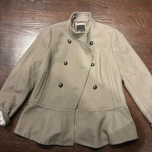 banana republic pea coat size small